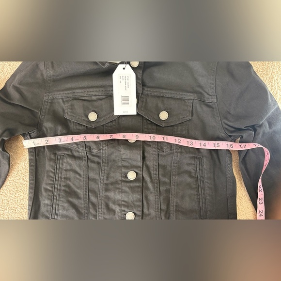Universal Standard Black Kelsey Denim Jacket 4XS(00-0) - Picture 6 of 10